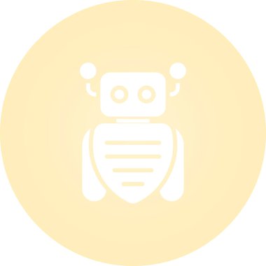 robot ağ simgesi, vektör illüstrasyonu