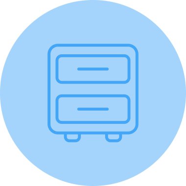  Dosya Kabine simgesi, vektör illüstrasyonu