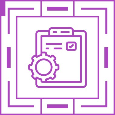 Dosya Yönetimi web simgesi basit illüstrasyon