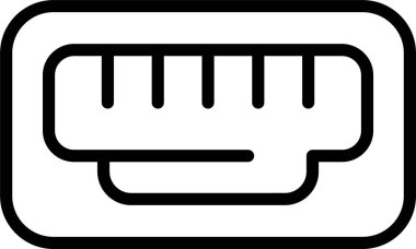Ethernet web simgesinin vektör illüstrasyonu