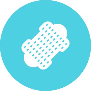 Deri ağ simgesi vektör illüstrasyonu