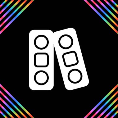 Dosya Dizini Web simgesi basit illüstrasyon