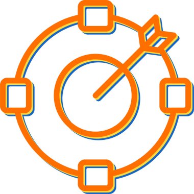 hedef web simge vektör çizim