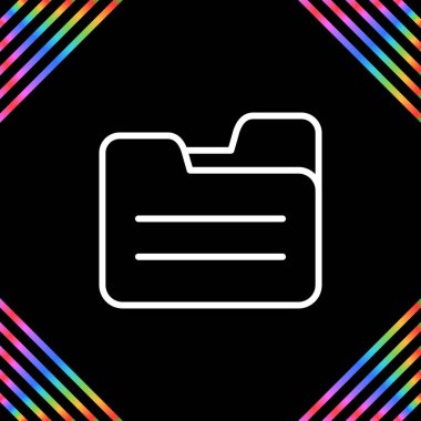 Dizin Açık Web simgesi, basit vektör illüstrasyonu
