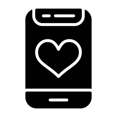 cep telefonu simgesi, vektör illüstrasyonu basit tasarım