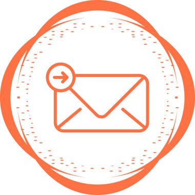 posta simgesi, vektör illüstrasyonu basit tasarım gönder