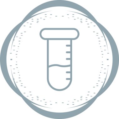 Test Tüneli web simgesi, basit vektör illüstrasyonu