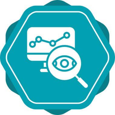 İş içgörü simgesi, vektör illüstrasyonu basit tasarım