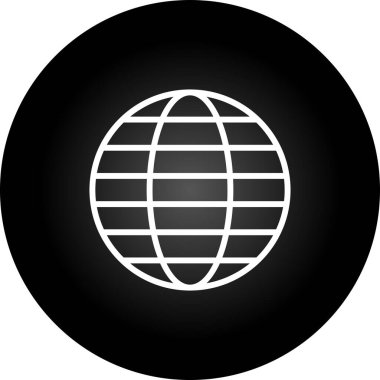 Globe web simgesinin illüstrasyonu 