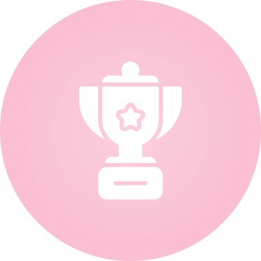 kupa web simgesi vektör illüstrasyonu 