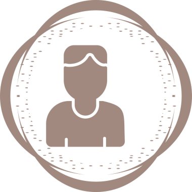 Hasta web simgesi vektör illüstrasyonu