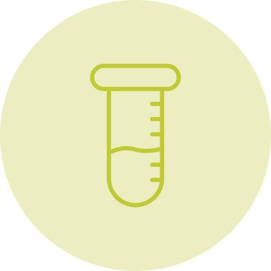 Test Tüneli web simgesi, basit vektör illüstrasyonu