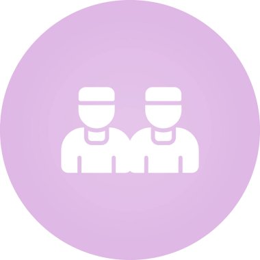 Kullanıcı simgesinin vektör illüstrasyonu