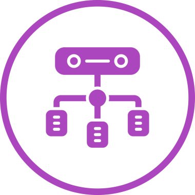 Yük dengeleyici. Web simgesi basit illüstrasyon