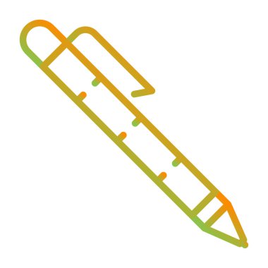 kalem simgesi. Web basit illüstrasyonu