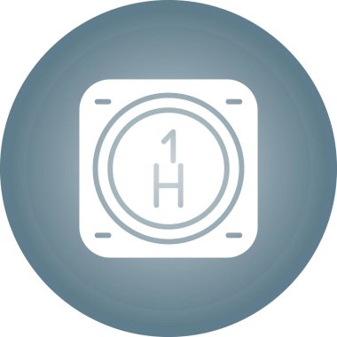 Periyodik tablonun hidrojen kimyasal elementinin web çizimi