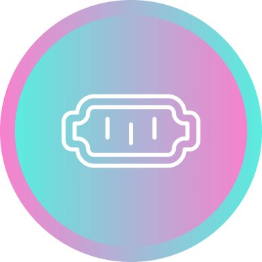 Pil. Web simgesi basit illüstrasyon 