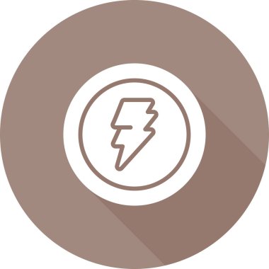 güç simgesi tasarımı, vektör illüstrasyonu 