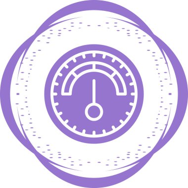 Barometre web simgesi basit illüstrasyon