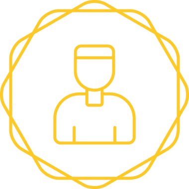 kullanıcı. Web simgesi basit illüstrasyon