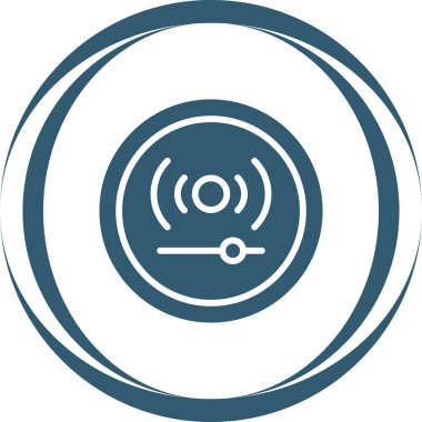 Canlı yayın simgesinin vektör illüstrasyonu