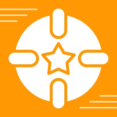 hedef simge vektör illüstrasyonu 