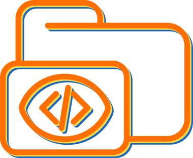 dizin web simgesi, basit vektör illüstrasyonu