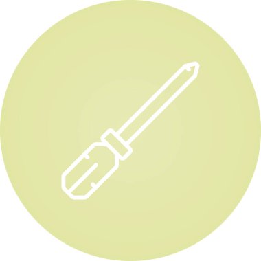 tornavida web simgesi, vektör çizim