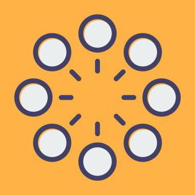 Simge yükleme vektör illüstrasyonu