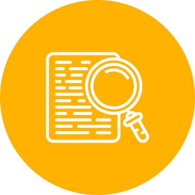 Ara. Web simgesi basit tasarım