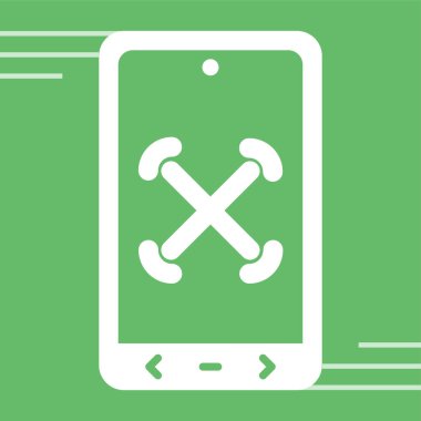 Basit illüstrasyon web simgesine odaklan 