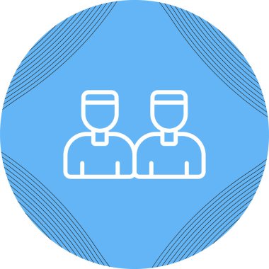 Kullanıcı simgesinin vektör illüstrasyonu