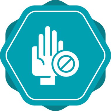 el simgesi, vektör illüstrasyonu basit tasarım