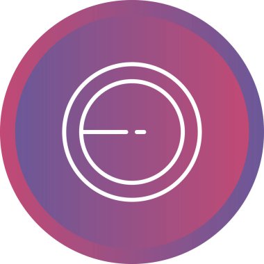 Çember olun. Web simgesi basit tasarım