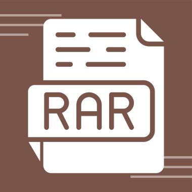 rar dosya biçimi simgesi web illüstrasyonuName
