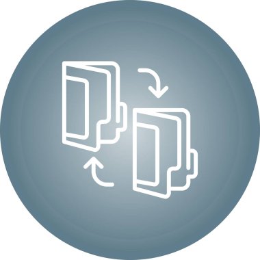 Dizin Yönetimi simgesi, vektör illüstrasyonu 