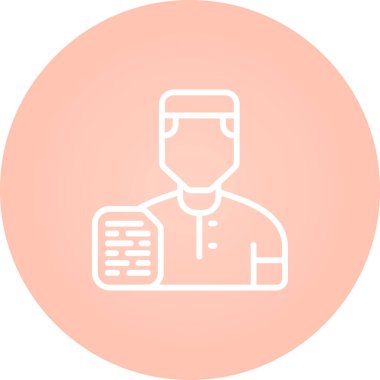 kullanıcı. Web simgesi basit illüstrasyon