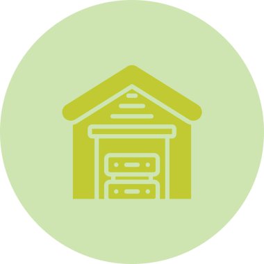 Veri Deposu Web simgesi basit illüstrasyon