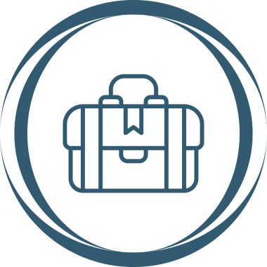 Evrak Çantası'nı web simge vektör çizim