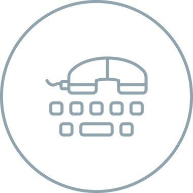 Teletype, mesaj, çağrı simgesi vektör görüntü. Telefon ve iletişim için de kullanılabilir. Web uygulamalarında, mobil uygulamalarda ve basılı medyada kullanıma uygundur.
