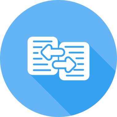 Veri Aktarımı modern simgesinin vektör çizimi