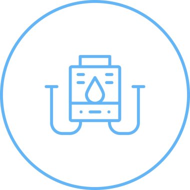 su kazan simge vektör çizim 