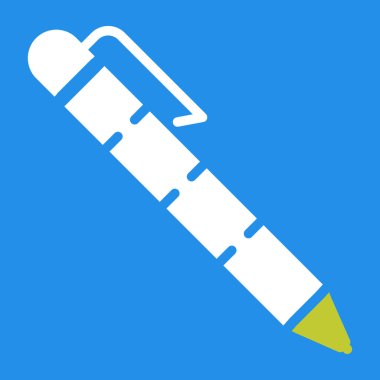 kalem simgesi. Web basit illüstrasyonu