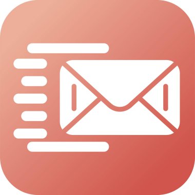 E- posta simgesinin vektör illüstrasyonu