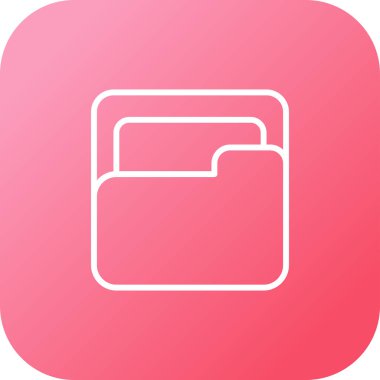 dizin web simgesi, basit vektör illüstrasyonu