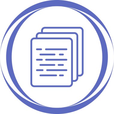 belge sayfa simgesi, vektör illüstrasyonu basit tasarım