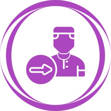 kullanıcı. Web simgesi basit illüstrasyon