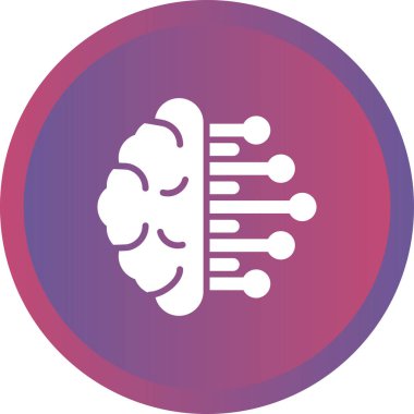  İş Zekası web simgesi vektör illüstrasyonu 