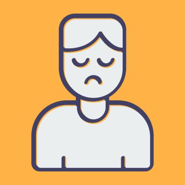 Hasta web simgesi vektör illüstrasyonu