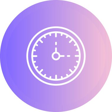 saat vektör simgesi işareti, sembol